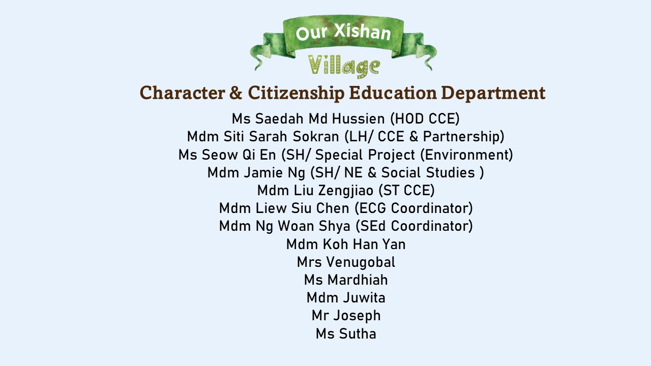 CCE Staff list